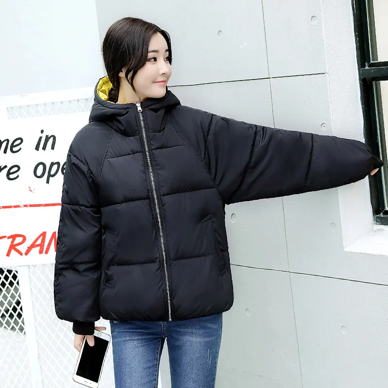 

Brieuces winter coat women winter jackets women 2018 Fashion female coat Hooded Slim Outwear Short jacket