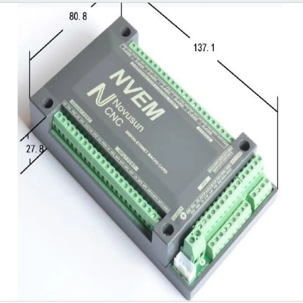 

6 Axis CNC 200KHZ ETHNET Internet Mach3 Card Stepper motor Controller Board PWM NVME