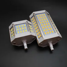 R7s led 118mm pode ser escurecido j78 j118 30 w 25 20 10 ampola de potência real led r7s lâmpada r7s luz r7s substituir halogênio AC110-240V