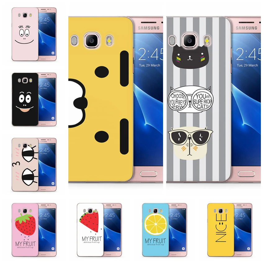 For Samsung Galaxy A5 A320F A310 A520F prime J2 J3 J5 J7 G530H S8/plus Note 8 TPU Soft Smiling Face Cartoon Painted Case K050 |