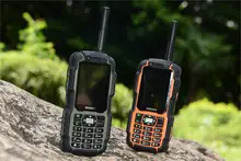 IP67 Прочный Водонепроницаемый Мобильный телефон Противоударный Радио Walkie Talkie PTT A12 ЖК GSM Старший старик сотовый телефон Dual sim S6 sonim