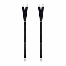 Деловые мужские подтяжки, мужская рубашка, военные прямые подтяжки стремени, эластичные тиранты, Униформа, подтяжки, держатель для рубашки