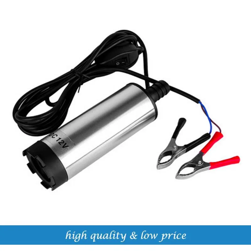 

Big Type DC12V Submersible Diesel Fuel Water Oil Pump On/Off Switch Car Camping Portable 35L Per Minute