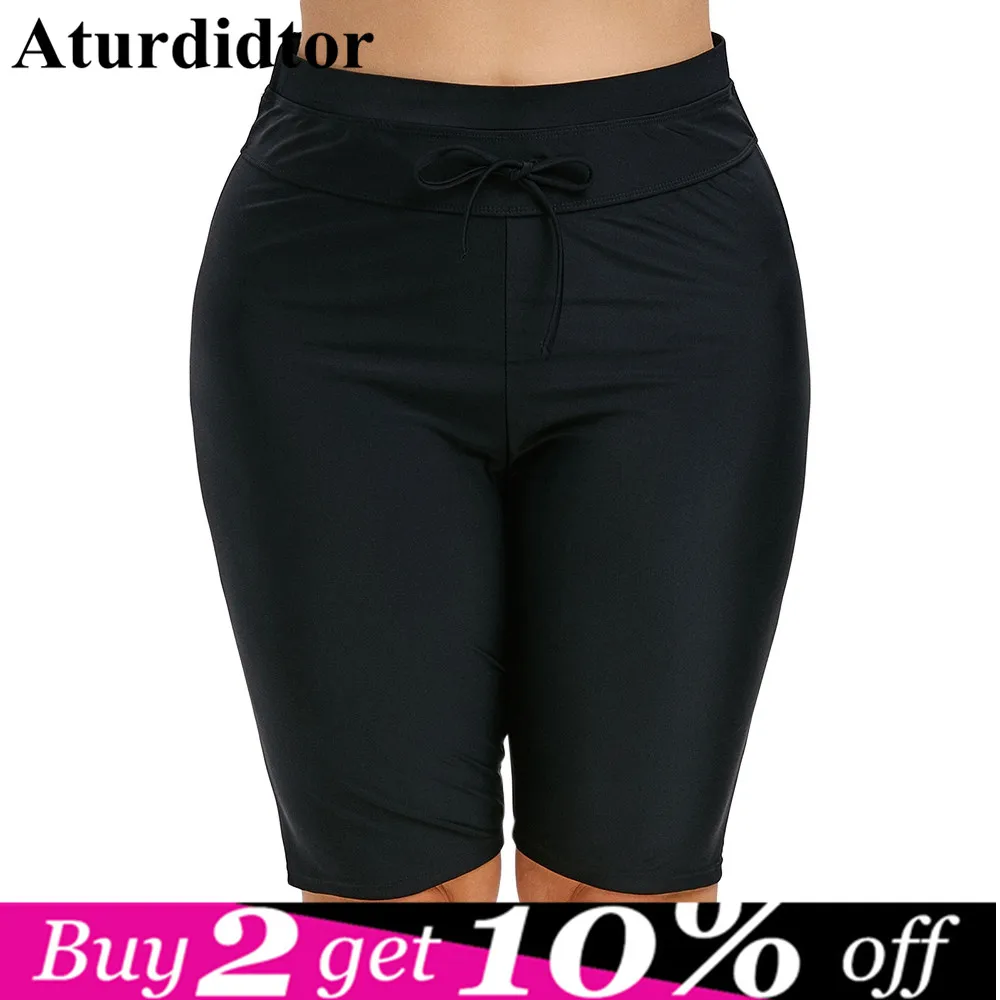 

Plus Size Knee Length Pants Side Drawstring Women High Waisted Solid Color Capris Pencil Pants New Large Ladies Trousers 4XL 5XL