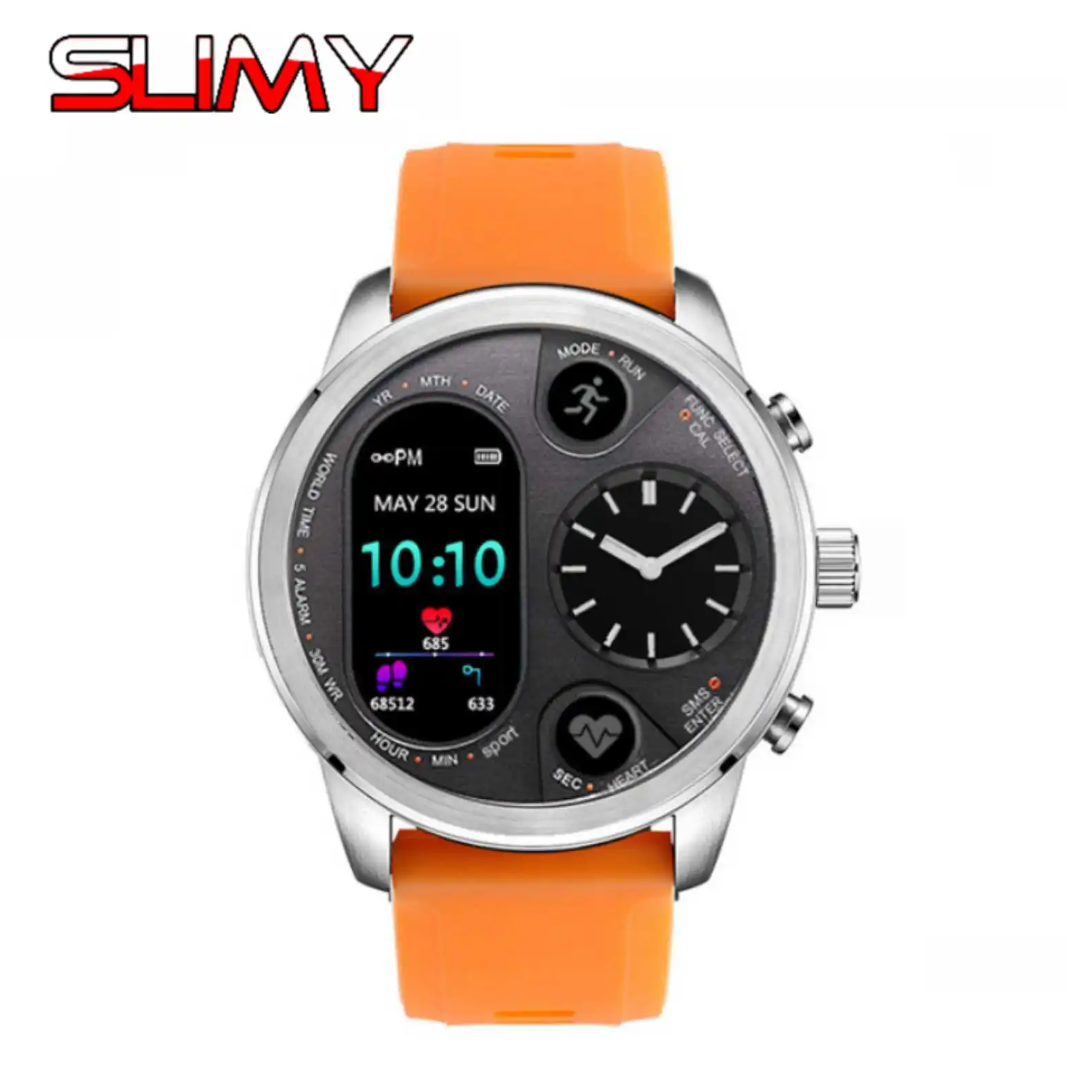 

Slimy Sports Smart Watch IP68 Waterproof Swim Blood Pressure Fitness Tracker Clock Smartwatch For IOS Android Wearable Devices