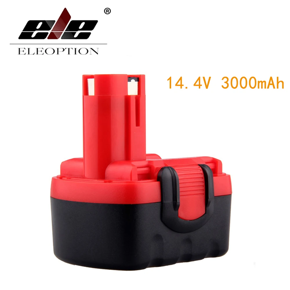 

ELEOPTION 14.4V 3000mAh Ni-MH Rechargeable Battery for BOSCH BAT038 BAT040 BAT140 BAT159 BAT041 3660K Pack Power Tools Battery