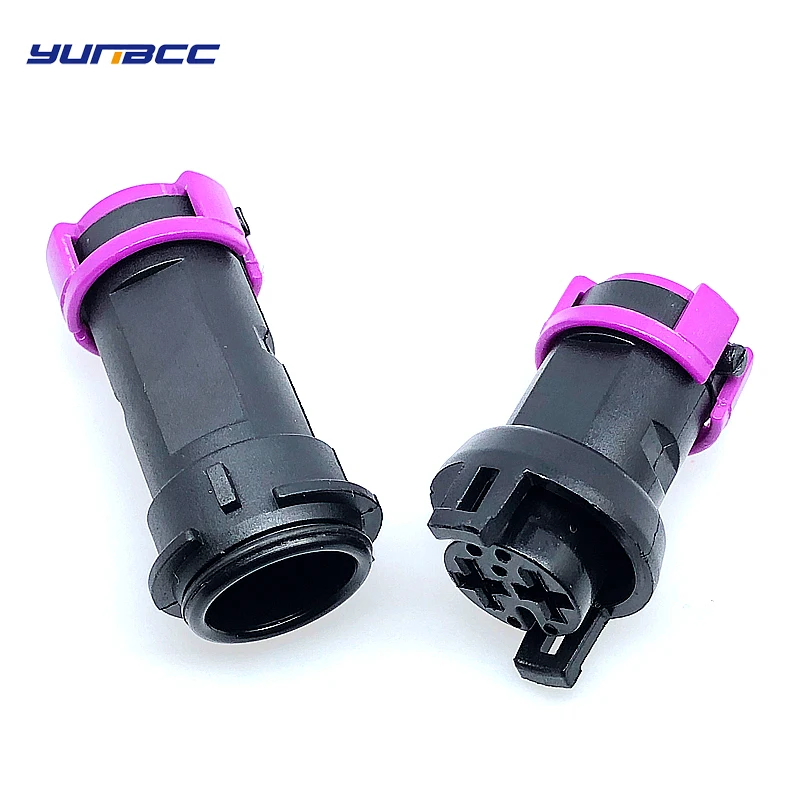 

5sets TE 2pins male female circular waterproof fog lamp plug Connector for Toyota Mazda Rx7 813972926 813972923