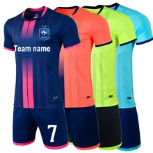 Новая детская Студенческая футбольная Джерси одежда на заказ для взрослых и детей, тренировочные рубашки с коротким рукавом для мужчин wo men Futbol, комплекты униформы