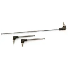 1pcs FM radio antenna phone antenna 3.5mm extensible antenna HIFI frequency modulation audio antenna 250mm