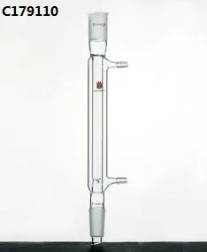

C179110,Condenser, Distillation, Jointsize:19/22, Jacket Height:110mm, Column Overall Height:200mm, Hose connection:8mm