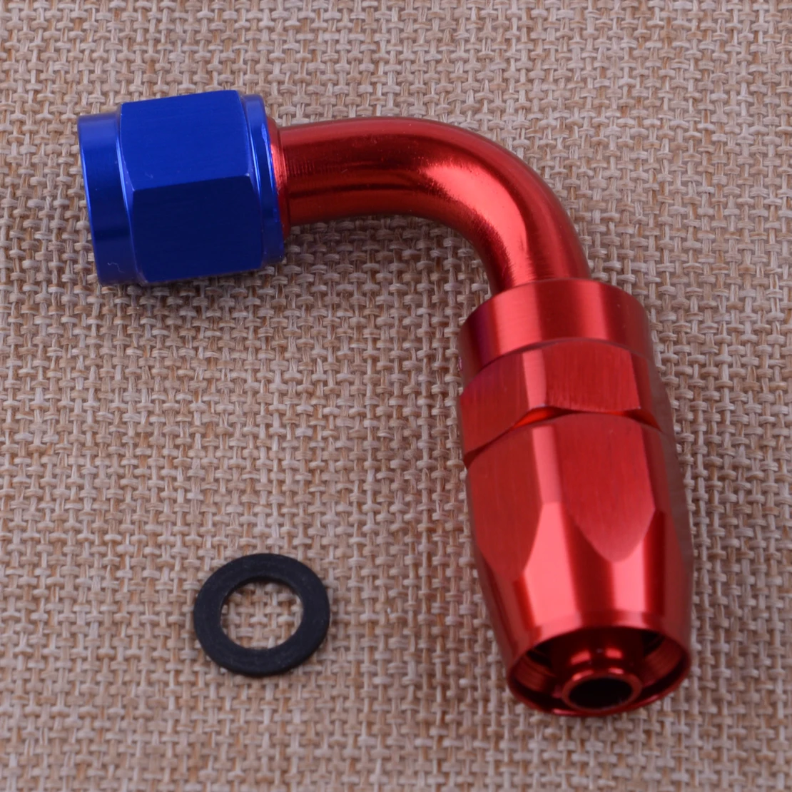 CITALL Anodized Aluminum Alloy 6 AN AN6 90 Degree Swivel Oil Fuel Line