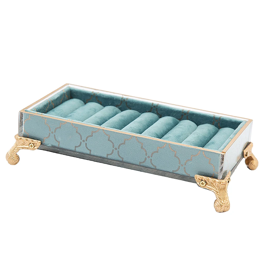  European Style Velvet Jewelry Display Stand for Bracelet Ring Storage Case Home Decoration jewelry 