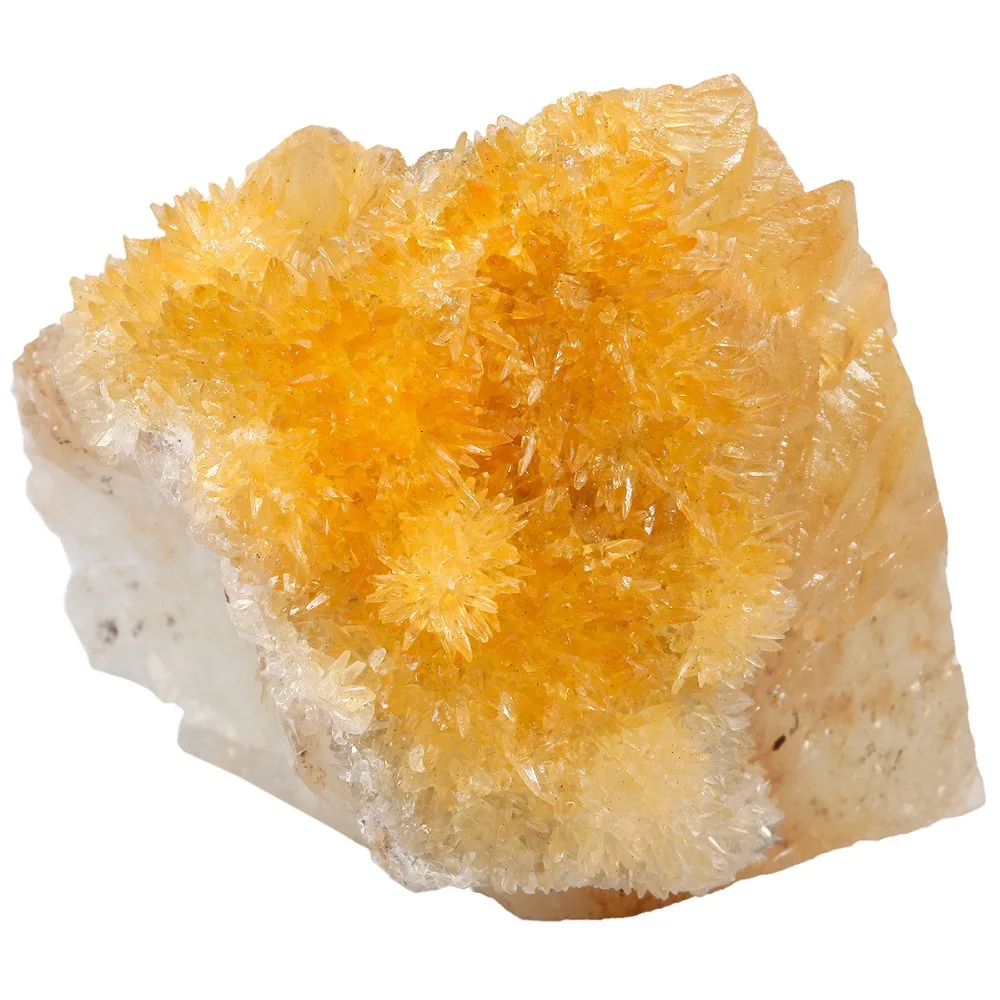 TUMBEELLUWA 1 шт. натуральный желтый цитрин кварцевый кристалл кластер Geode Druzy образец
