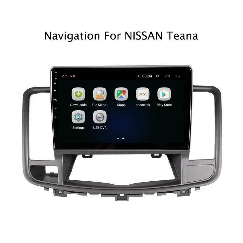 Discount 10.1" 2.5D IPS Android 8.1 Car DVD GPS Player For Nissan Teana 2008 2009 2010-2012 Car Radio Stereo Head Unit with Navigation 1