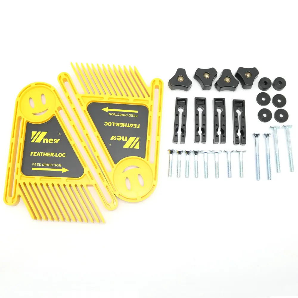 

Woodwork DIY Tool Multi-purpose Double Featherboards For Table Miter Saws Router Board Tools Woodwork Featherboards