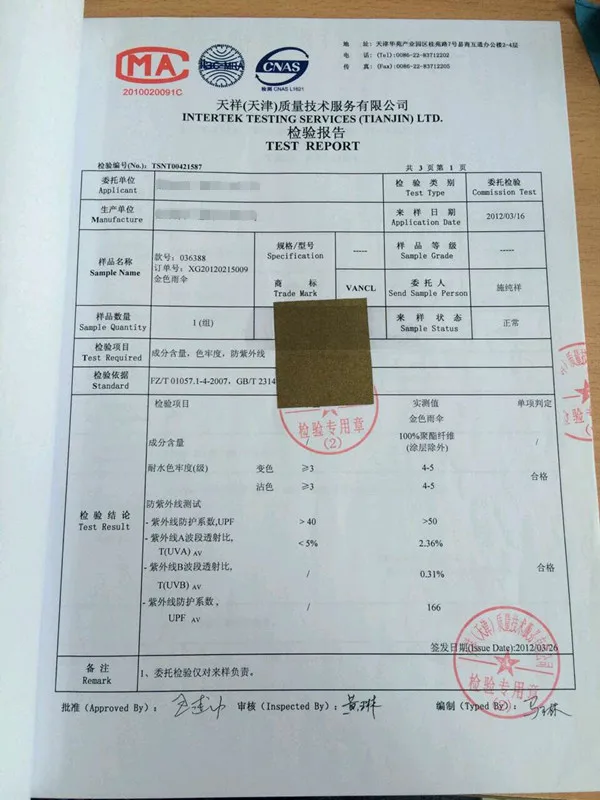 TEST REPORT 2