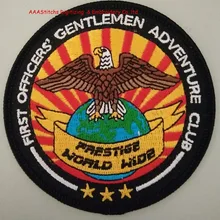 На заказ вышивка патч для круглая нашивка и логотип орла с железной подложкой для куртки