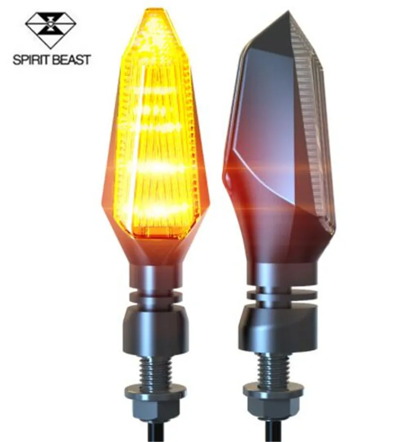 

SPIRIT BEAST LED Turn Signal Highlight Motorcycle Headlight 12V Direction Indicator Fittings Assembly Motorbike