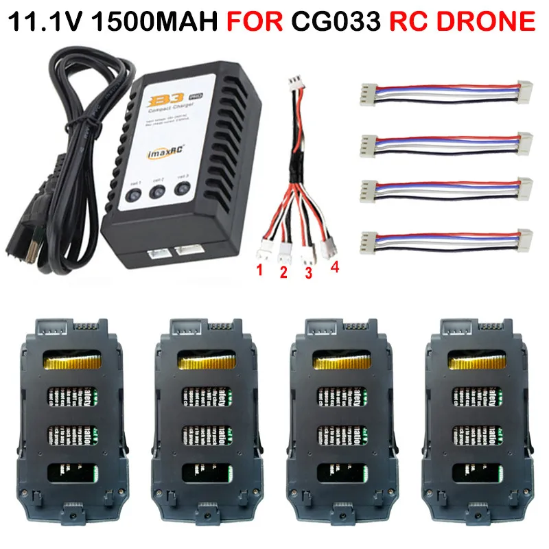 

CG033 WIFI FPV Auto Follow GPS RC Drone Spare Parts Original Lipo Battery 11.1V 1500mAh RC Quadcopter Helicopter Accessories