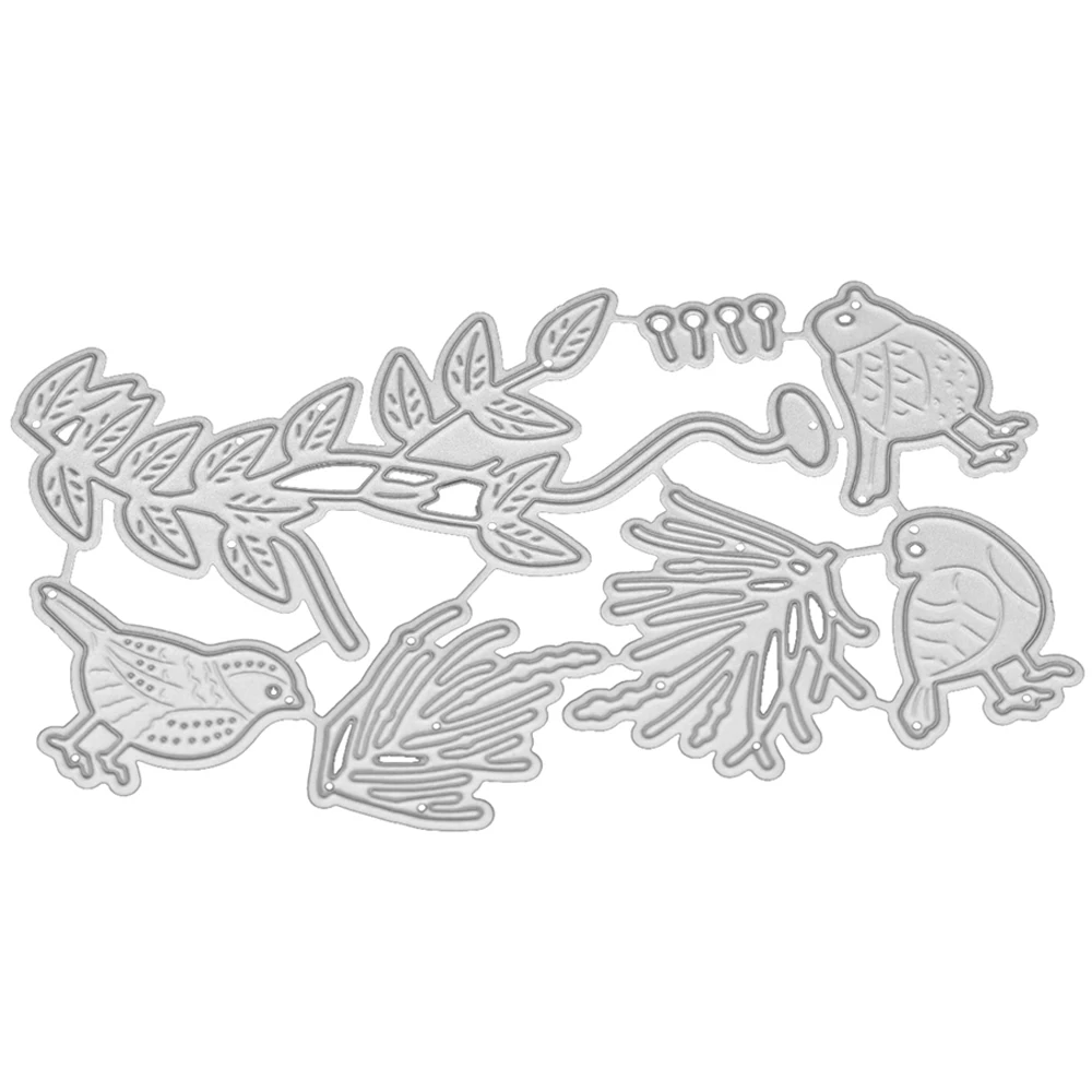 

Estel Bird Vine Stitches Metal Steel Cutting Dies Decorative Scrapbooking Craft Die Cut For Diy Embossing Paper Cards Stencils