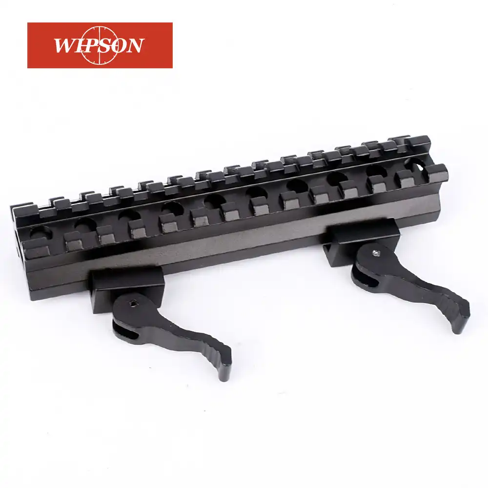 Tactical Riser Mount Quick Detach Double Rail 20mm Standard Picatinny