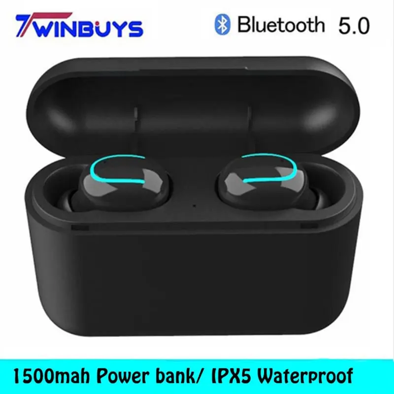 Новые TWS наушники Bluetooth 5 0 беспроводные IPX5 водонепроницаемые Спортивная