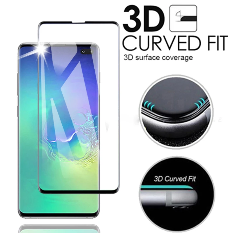 Защитное стекло закаленное для Samsung Galaxy S10/S8/S9 Plus/Note 8/S10 + S/10|Бамперы| |