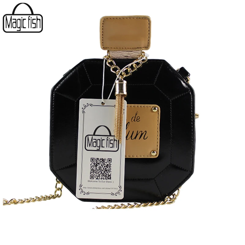  2016 New Leather Perfume Bottle Chain Mini Clutch Bag 2016 Women Handbag Fashion Party Women Bags 2016 Evening Bags C0222 