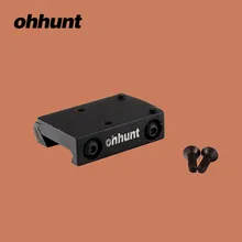 Ohhunt RMR рейка Ruggedized миниатюрный красный точечный рефлекс низкий Пикатинни Крепление база для охоты прицел