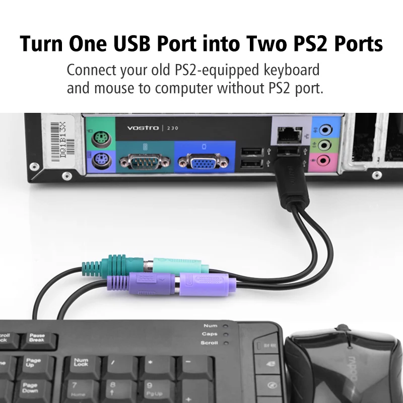 PS2 Keyboard adapter for APPLE ////c