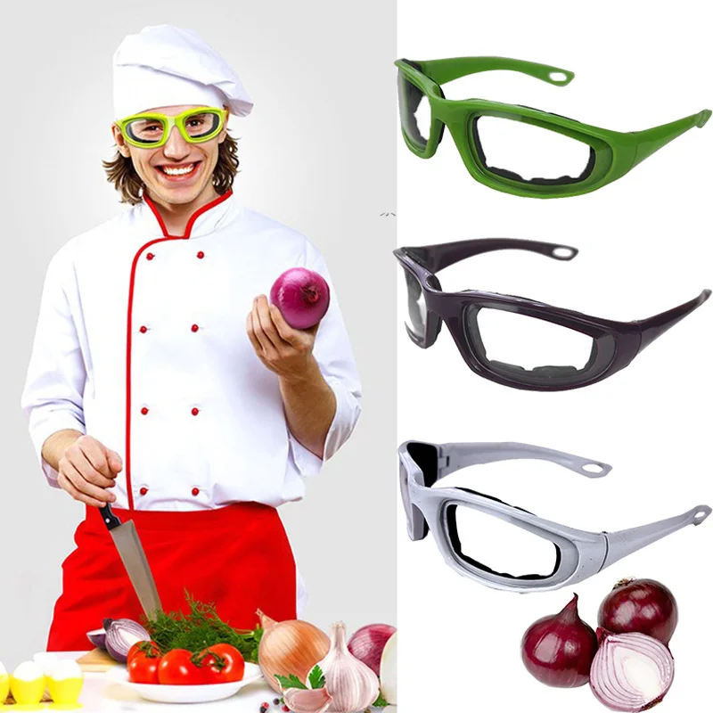 4 цвета, кухонные защитные специальные очки, губка, удобные, без слез, очки для похода порей, scallions chives, специальные инструменты