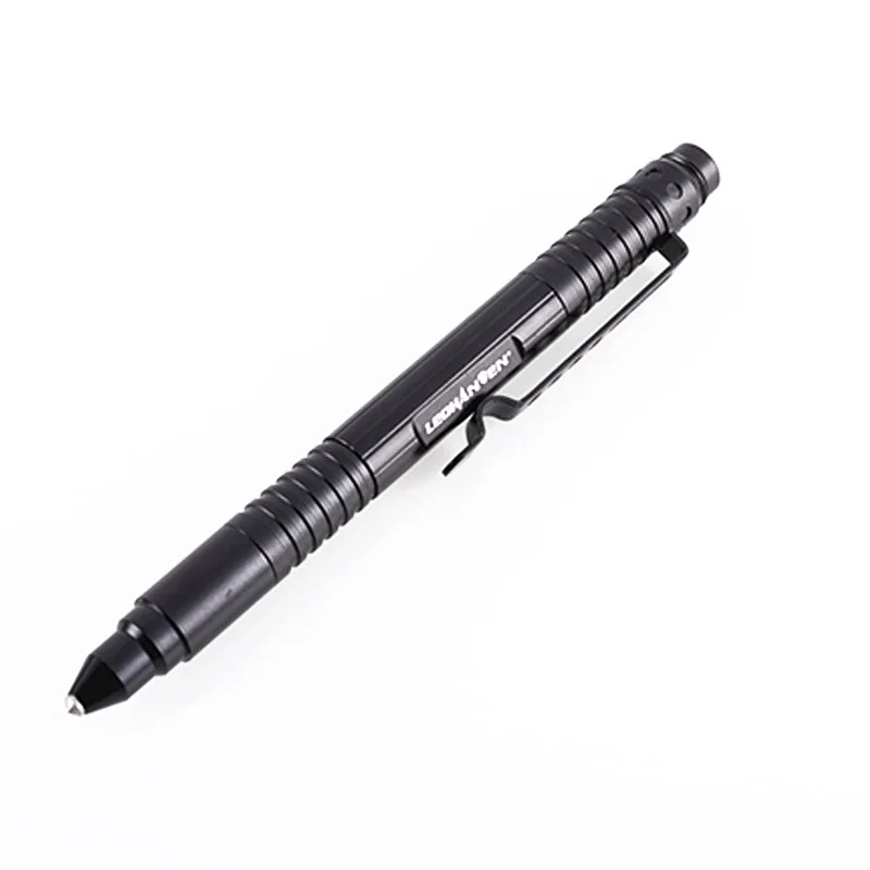 Высокое качество портативный мини светодиодный светильник фонарь Легкий молоток тактическая ручка для кемпинга самообороны аварийные инструменты безопасности DF - Цвет: Черный
