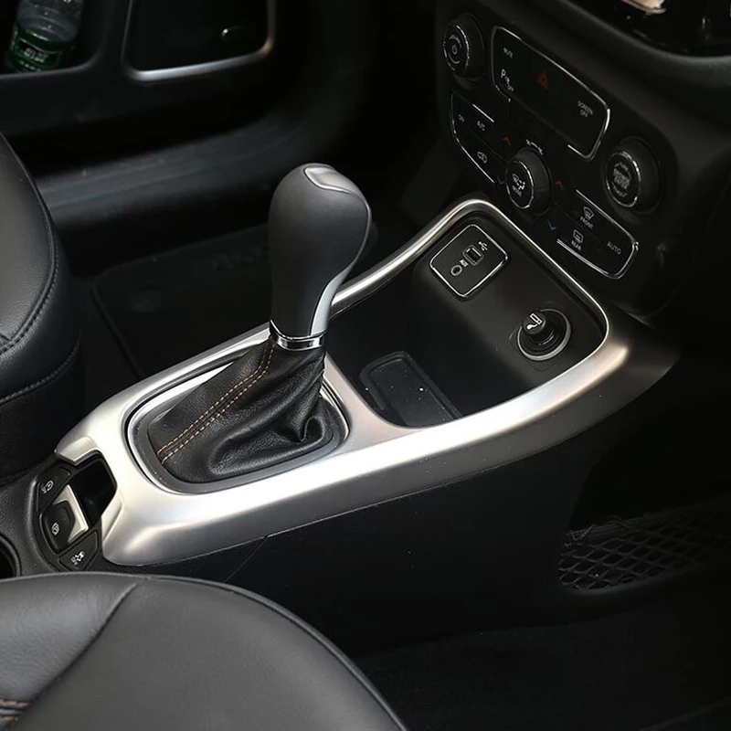 АБС пластик матовый для Jeep Compass 2017 2018 ручка переключения рулевого механизма