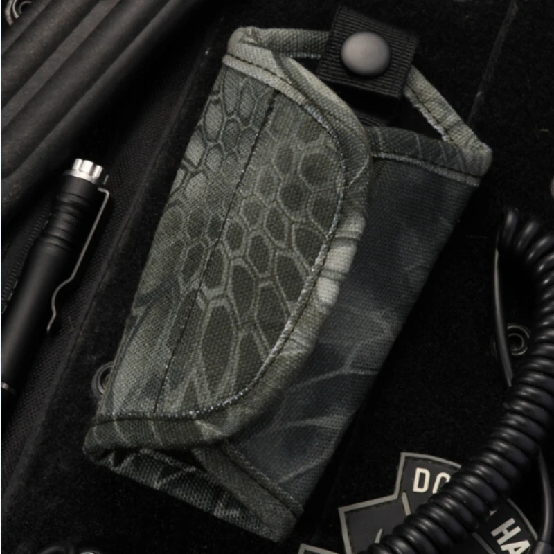 

Outdoor Tactical Molle Mute Key Wallet Pouch Short Waist Bag Military Camping Hiking Equipment