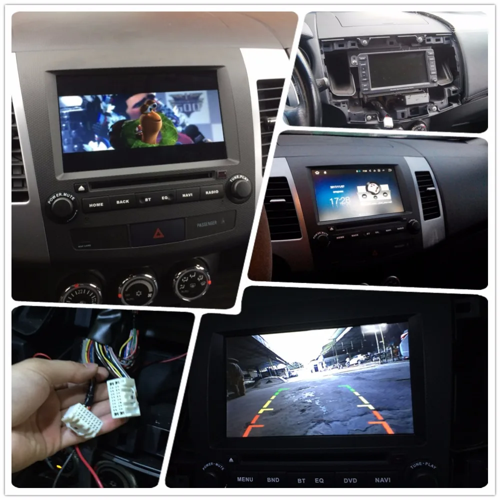 Dasaita " автомобильный радиоприемник 2Din Android 9,0 gps для Mitsubishi Outlander 2007 2008 2009 2010 2011 2012 2013 Поддержка Rockford усилитель