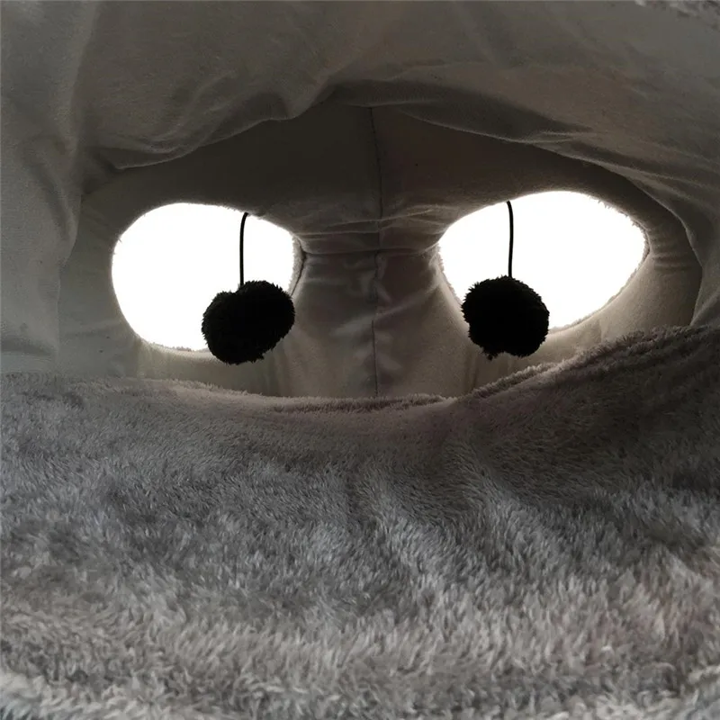  2020 New Gray Waterproof Mouse Form Bed Small Cats Dogs Cave Bed Removable Kisses Bottom Cat House 