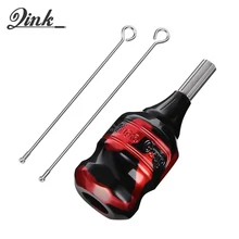 QINK алюминий 32 мм тату ручка регулируемая ручка с задней стволовой комбо для картриджа иглы обмотка на катушке роторная Татуировка Машина