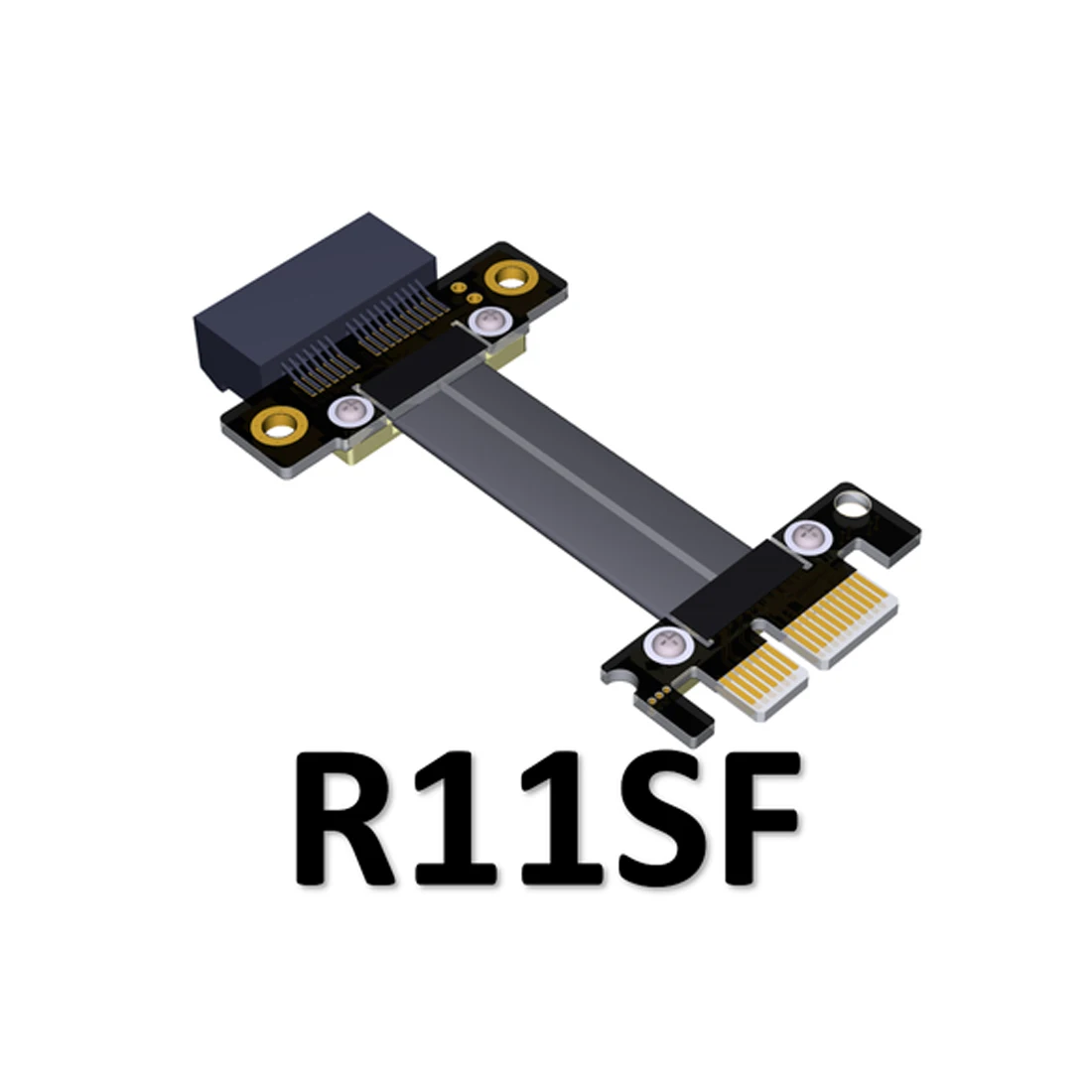 Майнинговая видеокарта Riser Card PCI Express PCIe 3 0x1 ленточный кабель удлинитель 180 плоский