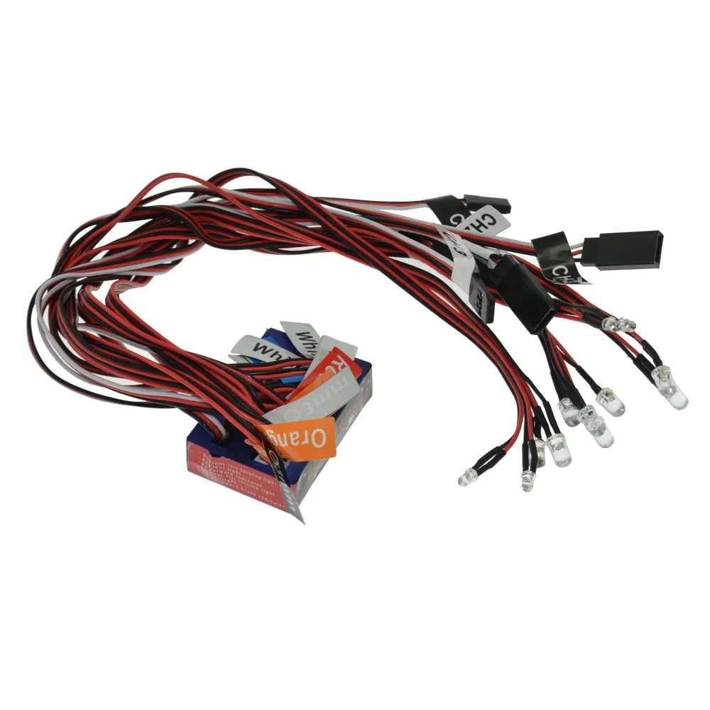 RC Car lighting 12 LED lighting 2.4G CH3 Controller Lights For Cross