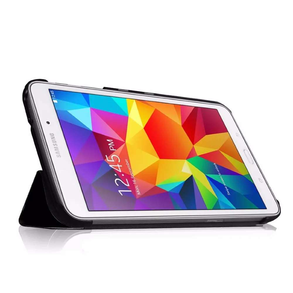 Tab 4 8,0 чехол ультра тонкий легкий смарт-чехол Чехол подставка для samsung galaxy tab 4 8,0 sm-T330 T331c чехол