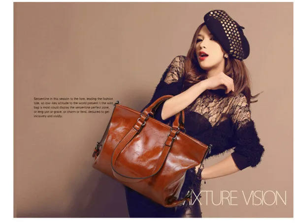 Brand Real Leather Large Capacity Handbags Casual Tote Women's Handbag Shoulder Bags For Women Feminina Messenger Bolsa Pocket