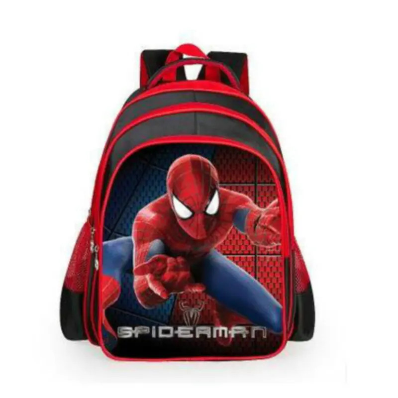 

children spiderman school bags 2017 New Cartoon spider man printing schoolbags kids backpack for girls&boys,mochila infantil