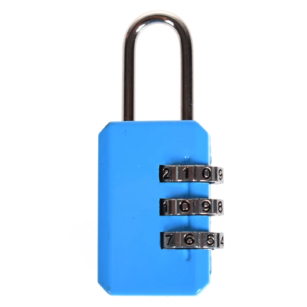 Хороший 3 цифры Циферблат Комбинации кодовый номер замок для Чемодан мешок с застежкой-молнией рюкзак сумка чемодан с выдвижными ящиками