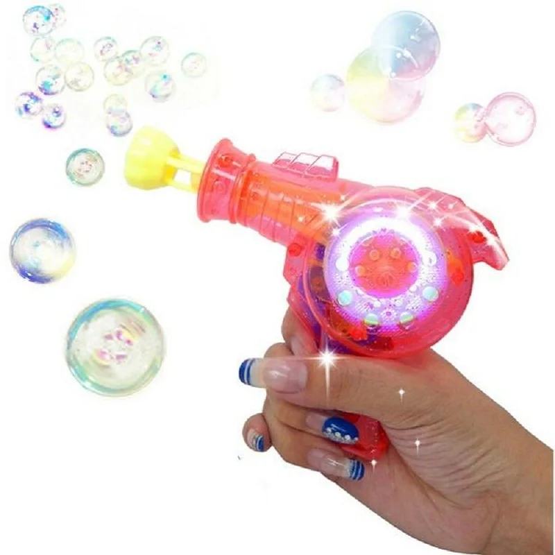 1 pcs Automatic Flashing Bubble Gun Dolphin Model Electric