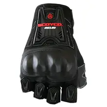 Scoyco MC12D Motorcycle Half Finger Summer High Protective Shell Racing Gloves Motorbike Riding guantes motocross moto luvas