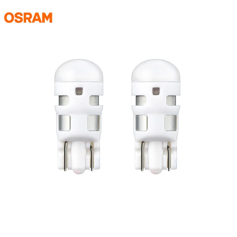 OSRAM СВЕТОДИОДНЫЙ T10 2880CW W5W 6000K 12V 1W холодный белый Светодиодный riving стандартный автомобильный Боковой габаритный фонарь, сигнальный светильник поворота 2000 h срок службы