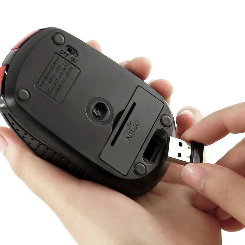 

2.4GHz Wireless Optical Mouse with USB 2.0 Receiver for PC Laptop XM66