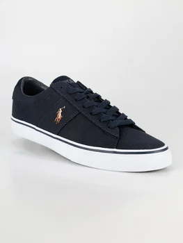 

RALPH LAUREN Spring Summer man's low-cut casual canvas shoes Fahion New Blue Man's casual shoes