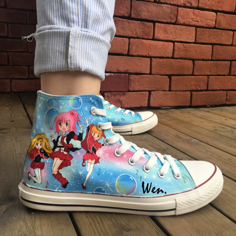 women's colorful high top sneakers