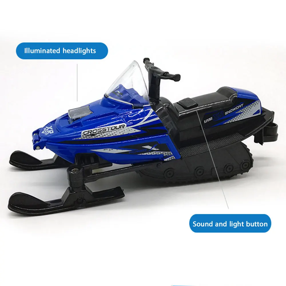 

Sledges Snow Motorcycle Toy Light Music Motorcycle Winter Outdoors Snowfield Funny Small Cute